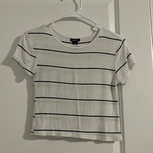 Striped crop top